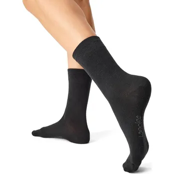 Pánská móda Vlnka Celoroční vlněné ponožky Merino černá velikost ponožek 40-42