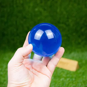 Žonglování Barevná Akrylová kontaktní koule 75mm (JuggleDream) - Acrylic Contact Ball na žonglování Barva: Modrá