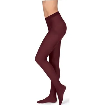 Dámské punčochy EVONA a.s. Neprůhledné punčochové kalhoty ANABELA 025 vínové Velikost: 182-116