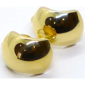 Náušnice Klenoty Budín Dámské zlaté náušnice ze žlutého zlata hladké na patent 585/1,65gr HK2390 (Klenoty Budín Dámské zlaté náušnice ze žlutého zlata hladké na patent 585/1,65gr HK2390)