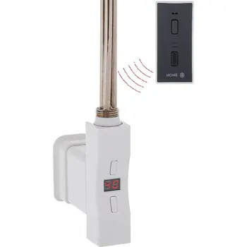 Topná tyč Hydronix Home Plus, čtvercový profil, topná tyč Barva topné tyče: Bílá, Výkon topné tyče: 300 W, Připojení topné tyče: Bez kabelu s mechanickým vypínačem