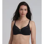 PLAYTEX UNDERWIRE BALCONETTE BRA - Dámská krajková podprsenka s kosticí - černá Velikost: 90 B