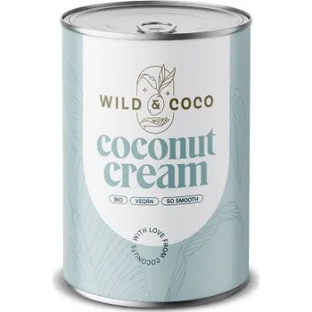 Wild & Coco Kokosová smetana 22% tuku BIO 400ml