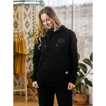 Dámská mikina Dámská mikina 10 stromů - černá Černá L (běžné) - M (výrobce)