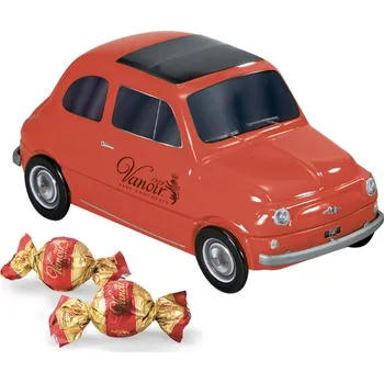 Krabice na pečivo Vanoir fiat 500 červený 400g