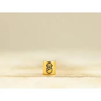 Dětské navlékací korálky Miminko Barva: Zlatá