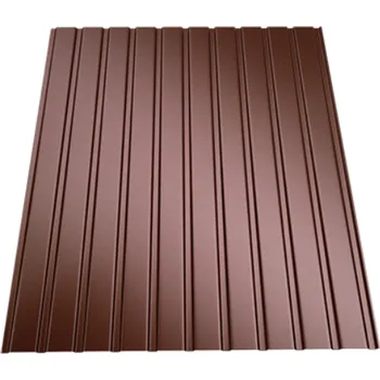 plechová krytina BILKA Trapézový plech T10 910 x 2000 x 0,3 mm 1 ks hnědá RAL8017