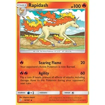 Volný čas Pokémon TEU 018/181 Rapidash - Team Up Stav: Excellent, Verze: NORMAL