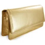 Zlaté kožené dámské psaníčko Lunaries