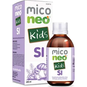Speciální výživa Neovital Health MICONEO SI KIDS – Sirup pro děti s extraktem z reishi, shiitake a žampionu mandlového + acerola, 200 ml>