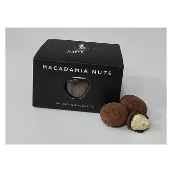 Čokoláda Naive Makadamiové ořechy celé ve 100% čokoládě Venezuela 60g - DMT:20.11.2025