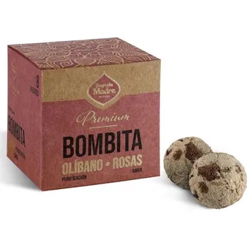 Čajovna Sagrada Madre Vykuřovací kuličky PREMIUM kadidlo & růže (8 ks)