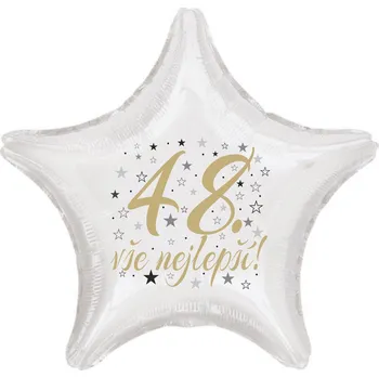Balónek 48. narozeniny balónek hvězda balonky.cz b85157