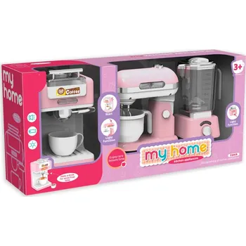 Set kuchyňských spotřebičů - kávovar, š lehač, odšťavňovač