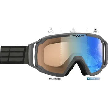 Salice 618RWX unisex lyžařské fotochromatické brýle, Charcoal