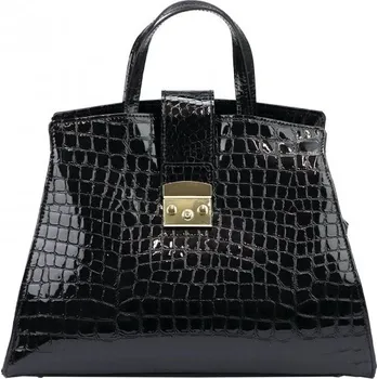 Kabelka Kožená kabelka Luka 20-077 COCO - černá