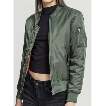 Dámská bomber bunda Urban Classics - olivová L