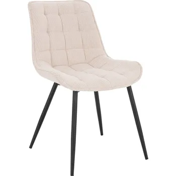 Jídelní židle HOME DELUXE Čalouněná jídelní židle »IKALO«, 2 ks (krémová)