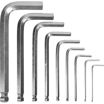 Sada nářadí sada imbus PROFI 1,5-10mm, 9díl. kulička CrV DREL