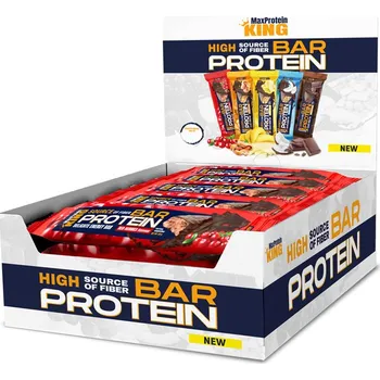 MaxProtein King Protein bar 60g - Lesní ovoce - 25ks karton