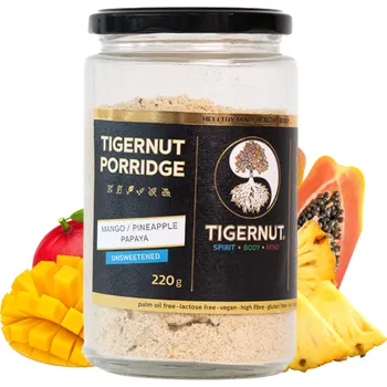 Sušené ovoce TigerNut Kaše z Tygřích ořechů Mango-Papaya-Ananas 320g