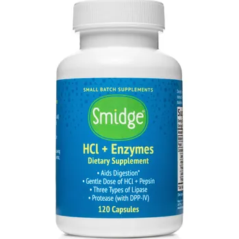 Doplněk stravy Smidge® HCl + enzymy 120 kapslí