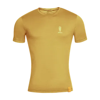 Pánské tričko Patizon Merino T-shirt Man Honey Gold S