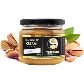 TigerNut Krém z Tygřího ořechu s Pistáciemi PISTACHIO BeZ Cukru 280g