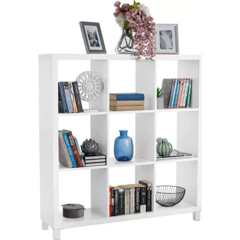 Obývací stěna Regál TOFI NEW 5 - bílý - SLEVA 3% s kodem radost25