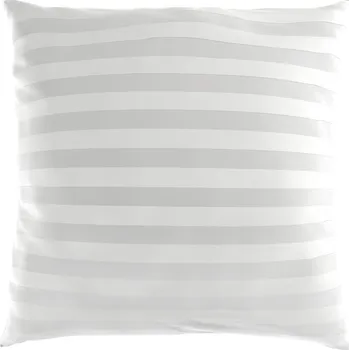 Povlečení Kvalitex Povlak na polštář Atlas grádl 1cm proužek bílý s hotelovou kapsou Abmessungen der Kopfkissenbezüge: 45x60cm