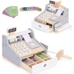 ECOTOYS HM328241 dřevěná pokladna pro…
