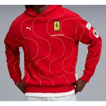 Pánská mikina Ferrari Monza 25" Limited Červená