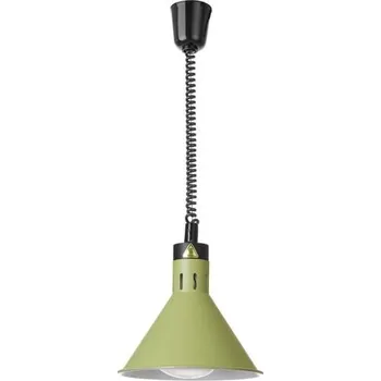 HENDI Lampa výškově nastavitelná ohřívací kuželová, HENDI, Zelená, 230V/250W, ⌀275x(H)250mm