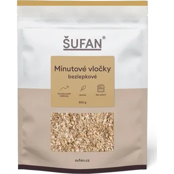 Šufan Bezlepkové minutkové ovesné vločky 500g