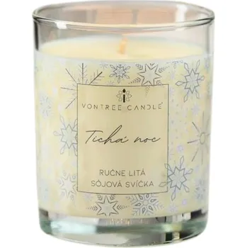 Svíčka Vontree Candle Vánoční sójová vonná svíčka Tichá noc