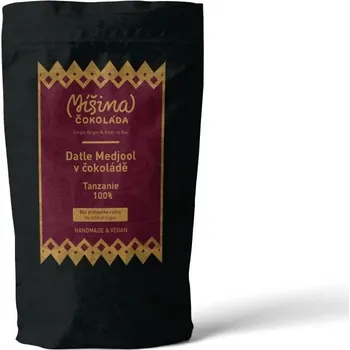 Čokoláda Míšina čokoláda Datle Medjool v čokoládě Tanzanie 100% 160g