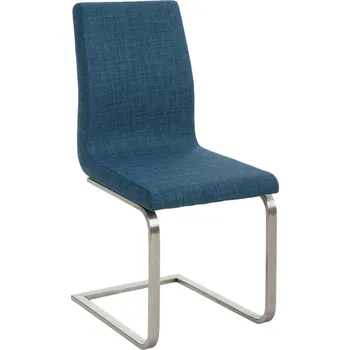Jídelní židle Jídelní židle Belveder látkový potah, modrá