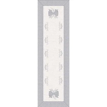 Stolování 4sleep Ubrus/běhoun 40 × 140 cm, mašle béžová