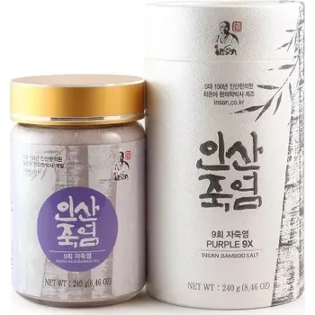 Kuchyňská sůl Insan 9X korejská fialová bambusová sůl sypká 240g