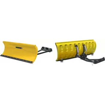 Radlice Odpružená sněhová radlice včetně adaptéru SHARK SNOW PLOW DELUXE barva žlutá, šířka 152 cm (mimořádně odolná radlice s patentovanou žebrovanou mrazuodolnou polyetylenovou konstrukcí)