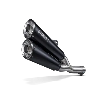 Výfuk pro motocykl Akrapovič Slip-On Line Black Stainless Steel Ducati Scrambler 800 (21-22)