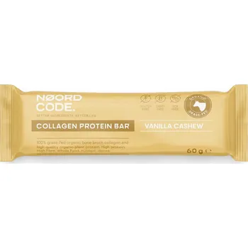 NoordCode Organic Collagen Protein Bar – Vanilka & Kešu 60g