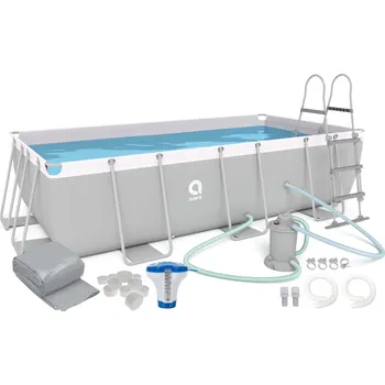 Bazén Bazén zahradní rámový 400x200x99cm s pískovou pumpou SADA 17v1