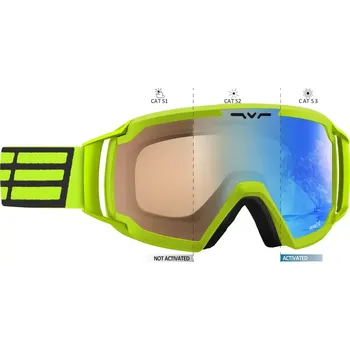 Salice 618RWX unisex lyžařské fotochromatické brýle, Lime
