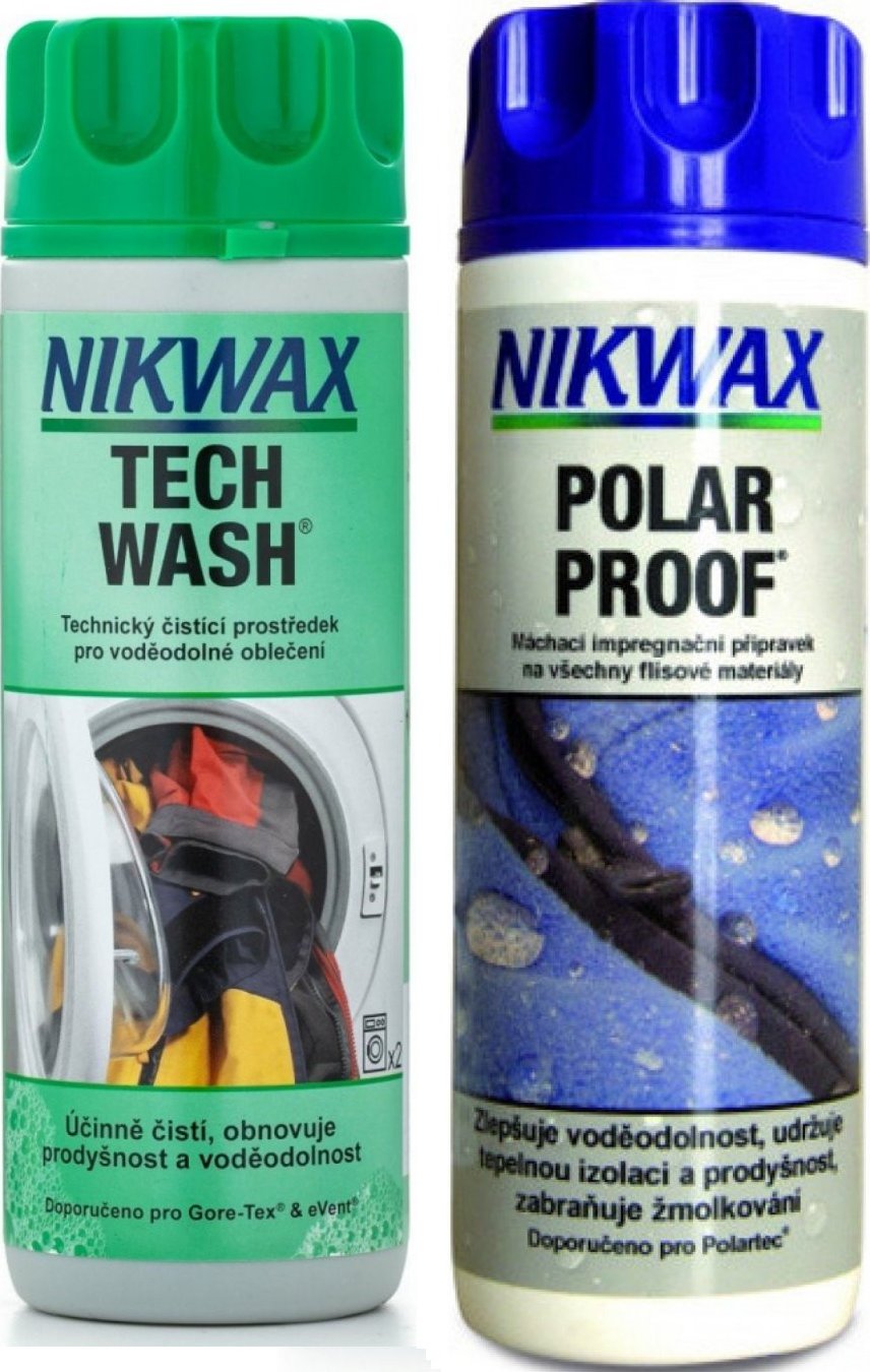 NIKWAX sada Tech Wash a Polar Proof (300 + 300 ml)