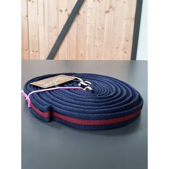 Umbria Equitazione Lonž bavlněná Umbria Equitazione, 8 m, navy/burgundy