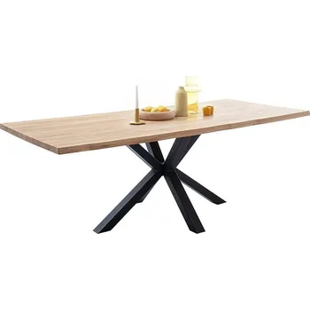 Jídelní stůl Jídelní stůl DEBA, podnož černá matná pavouk 200x100 cm