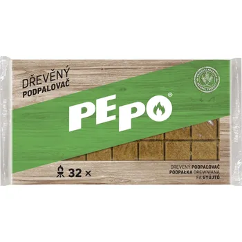 Podpalovač dřevěný, 32ks, PE-PO
