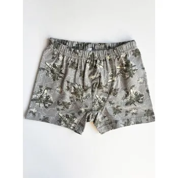 Souprava dámského spodního prádla EVONA a.s. Dětské boxerky DET6 letadlo tm. zelená Velikost: 110