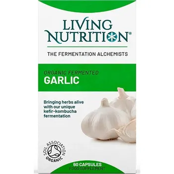 Lék proti nadýmání Living Nutrition Fermentovaný česnek 60 kapslí
